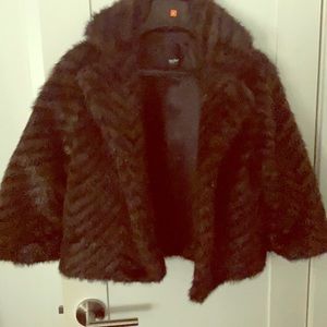 Faux fur jacket